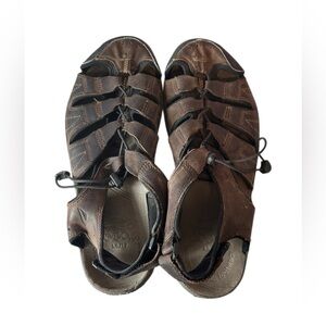 Abeo Men’s Water Sandals Denver Brown Size 12 Hiking Fishing Walking Outdoor